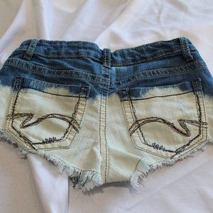 short short denim shorts